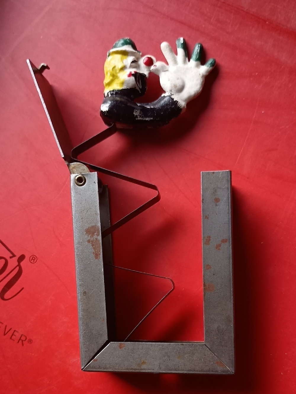 Vintage Clown Cigarette Pack Prank- Painted Metal